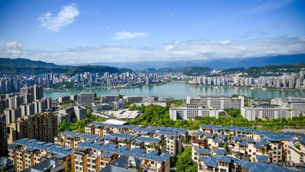 平湖萬(wàn)州。萬(wàn)州區(qū)委宣傳部供圖