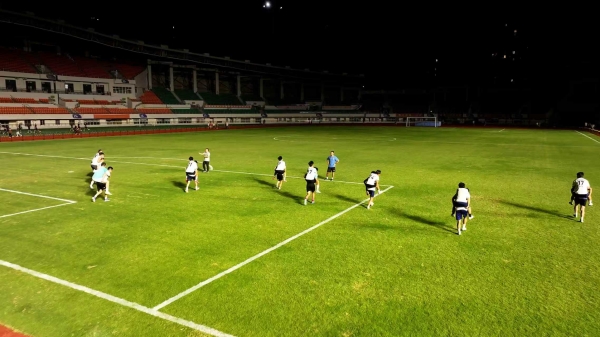 夜訓(xùn)備戰(zhàn)現(xiàn)場(chǎng)。大足區(qū)融媒體中心供圖