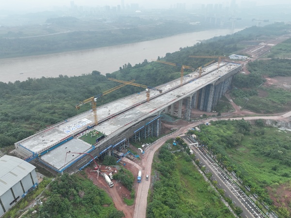 椿萱大道3號(hào)橋。中交二航局供圖