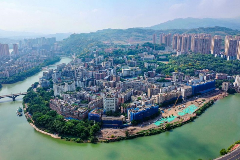 建設(shè)中的下北街試點示范項目。曾英豪攝