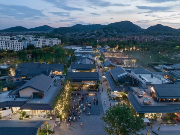 杭州玉鳥集實(shí)景照片。重慶萬科供圖