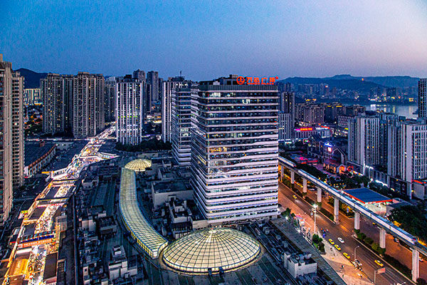 龍洲灣商圈。中建·光嶼供圖