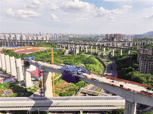 中國銀行重慶市分行支持成渝中線高鐵等重大項(xiàng)目建設(shè)取得新進(jìn)展 郭晉 攝/視覺重慶