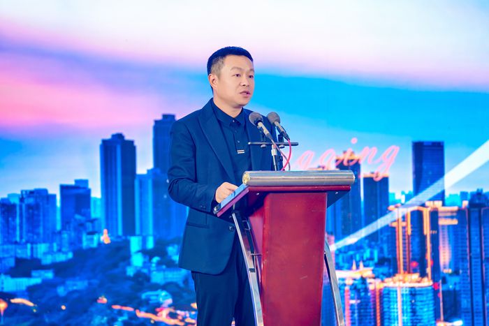 vivo中國區(qū)線上市場副總裁劉宏致辭。 活動主辦方供圖