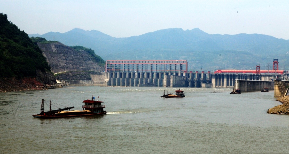 嘉陵江上的航運(yùn)樞紐。重慶市港航海事事務(wù)中心供圖