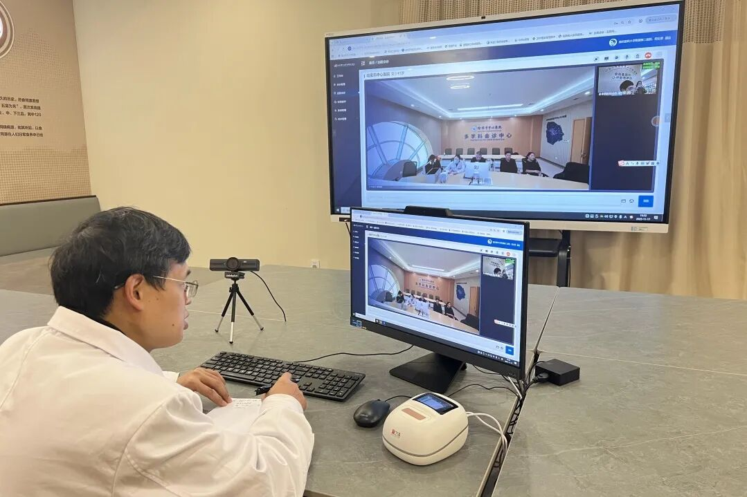 隔空診療。醫(yī)院供圖
